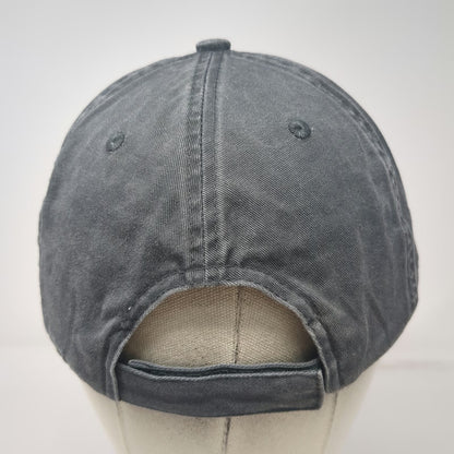 Port Authority Baseball Cap Gray One Size Hilex Poly Novolex Embroidered Hat