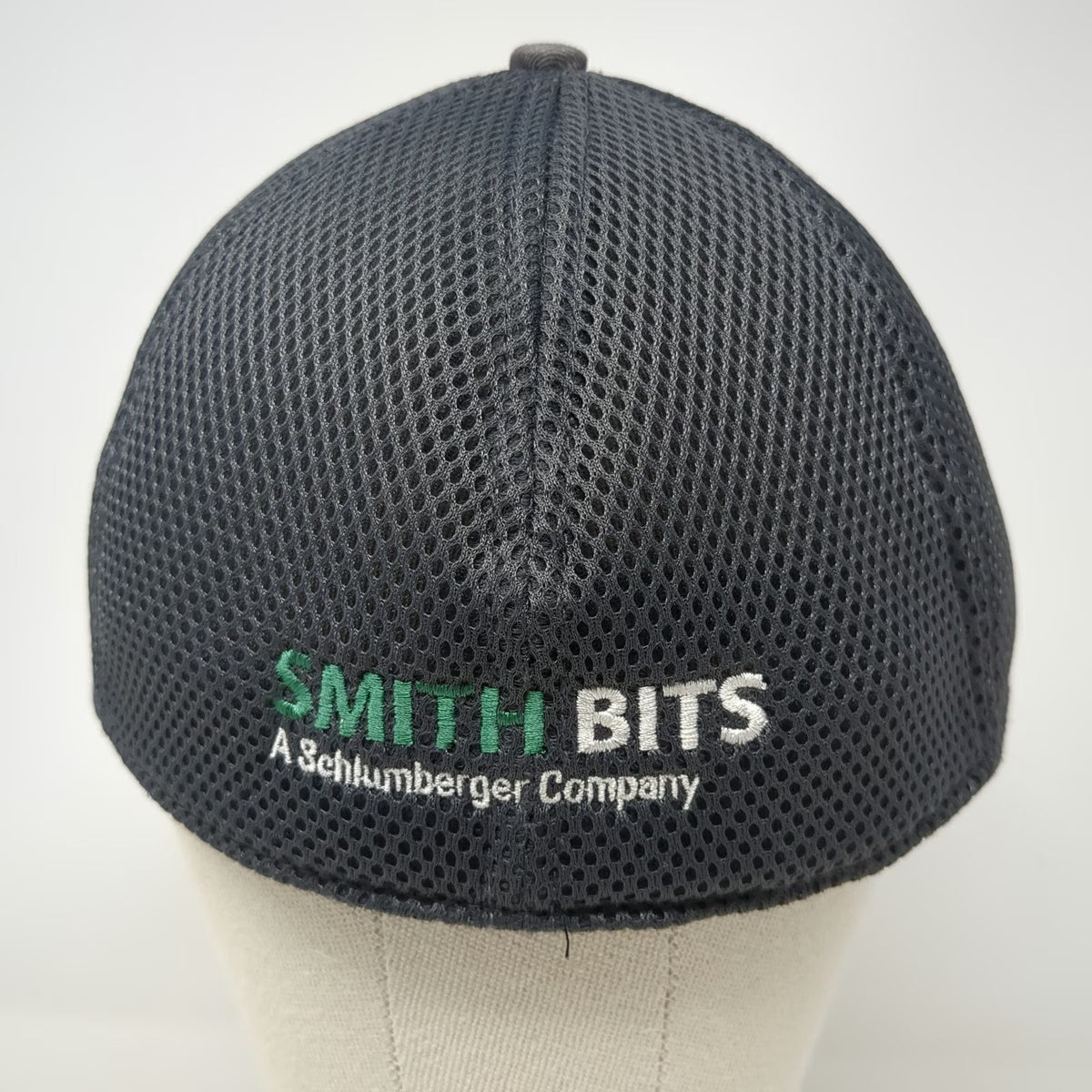 New Era Baseball Cap Gray L RockStorm Smith Bits Mesh Stretch Fit Hat