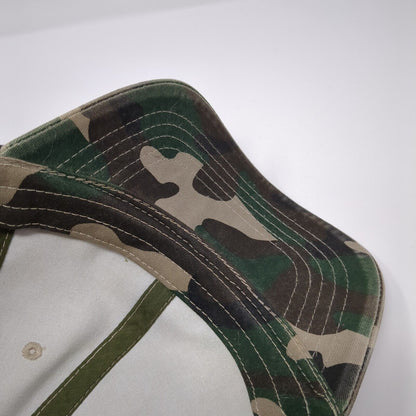 Unbranded Slideback Hat Fatigue Camo One Size Adjustable Outdoor Blank