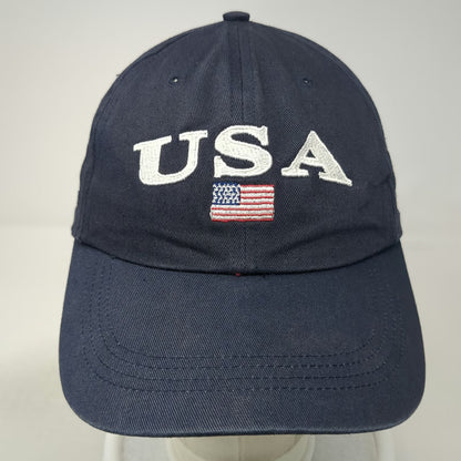 Ahead Baseball Cap Blue One Size USA North Jersey Country Club Slideback Hat