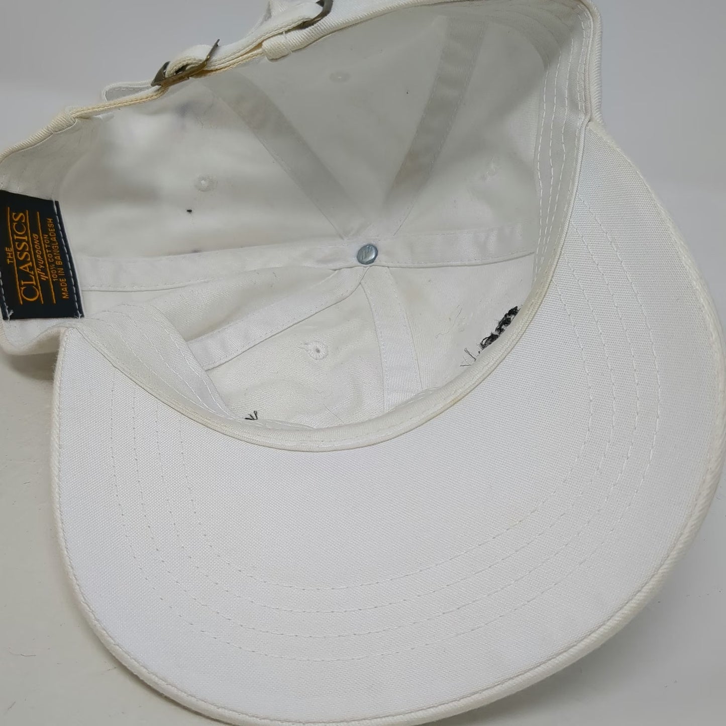 Yupoong Baseball Cap White One Size Pickle Tour Pickleball Slideback Cotton Hat