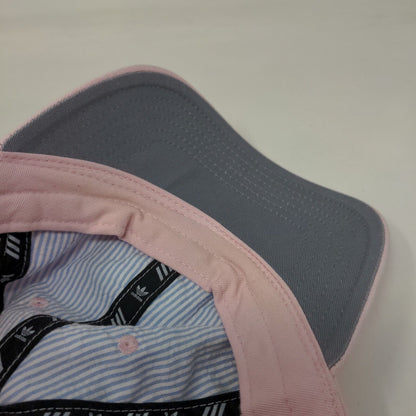 Adidas Slideback Hat Pink OSFM Adjustable Embroidered Vented Holes 6 Panel