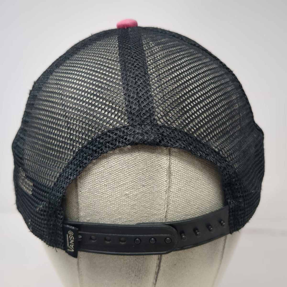 Vans Trucker Hat Pink Black White One Size Zebra Print Mesh Back Snapback