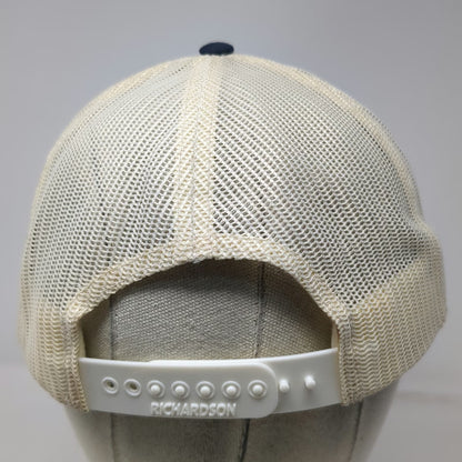 Richardson Trucker Hat Blue L Mesh Snapback The Switchback Mountain Sun Logo