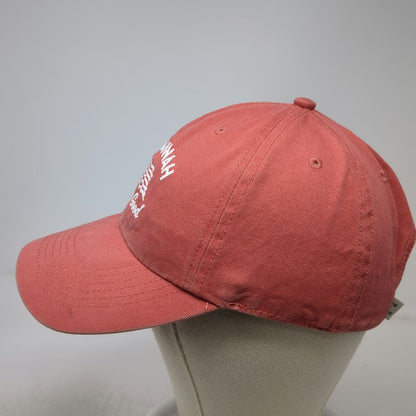 Life is Good Baseball Cap Pink One Size Savannah Georgia USA Flag Slideback Hat