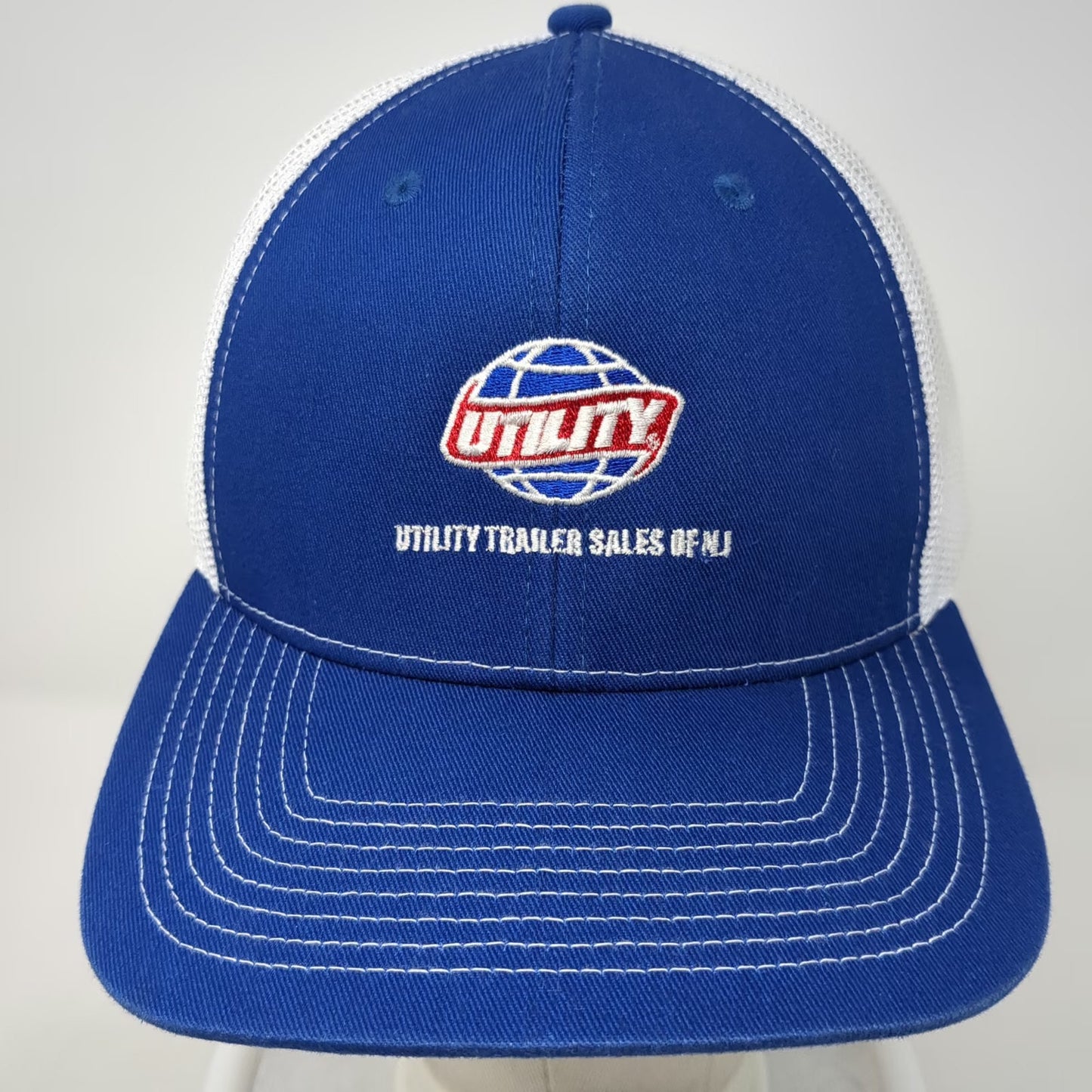 Outdoor Cap Trucker Hat Blue One Size Utility Trailer Sales of NJ Mesh Snapback