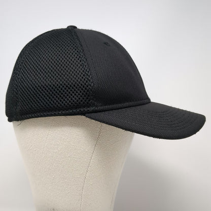 Baseball Cap Black L Mesh Back Stretch Fit Idaho Potatoes Certified Grown Hat