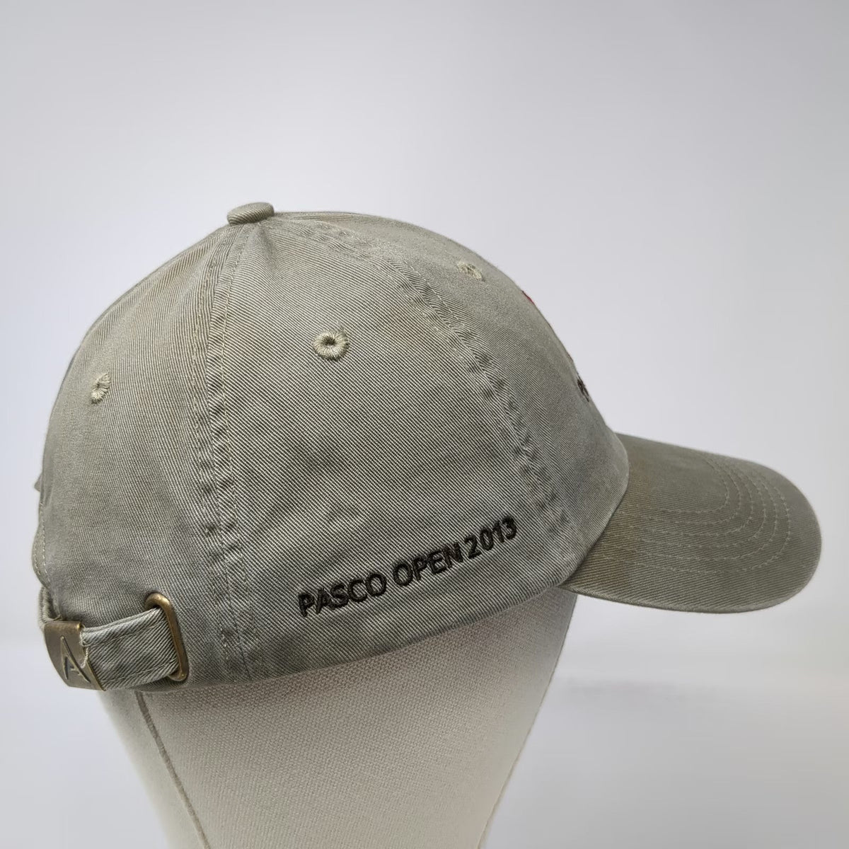 Antigua Baseball Cap Brown One Size Pascommuck Club Pasco Open 2013 Hat Cotton