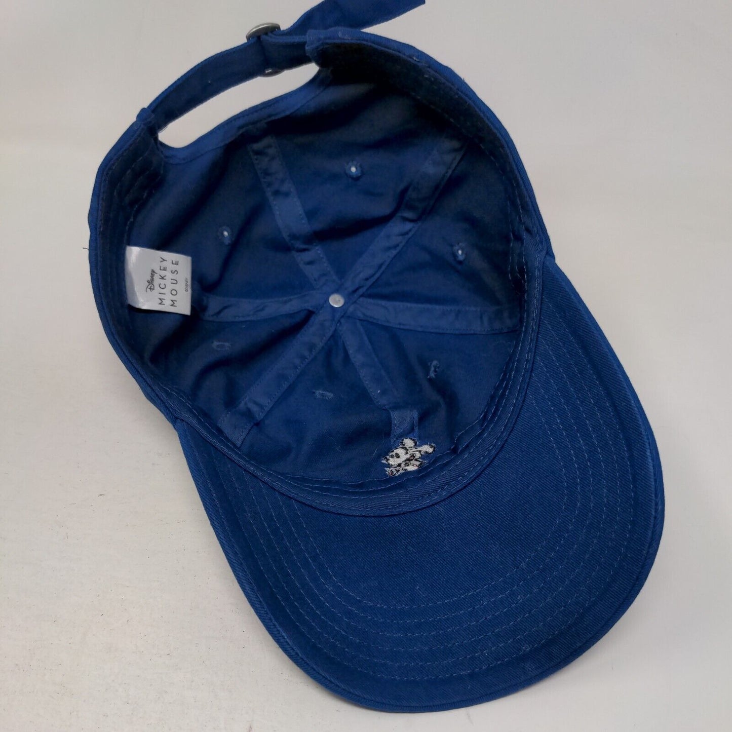 Mickey Mouse Slideback Hat Blue One Size Embroidered Logo 6 Panel Disney