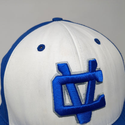 Richardson Fitted Hat Blue S-M Embroidered Letters Cross Colorblock
