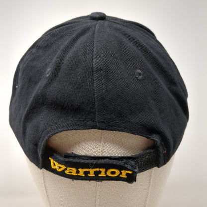 Warrior Custom Golf.com Strapback Hat Black OSFA Adjustable Embroidered