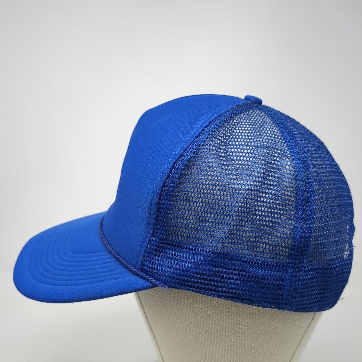 Luna Basics Blue One Size Trucker Hat Concord Aero Guidance Society Biplane Mesh