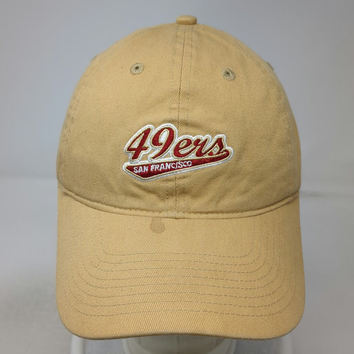 San Francisco 49ers NFL Hat Brown One Size Slideback Embroidered Logo Cotton Cap