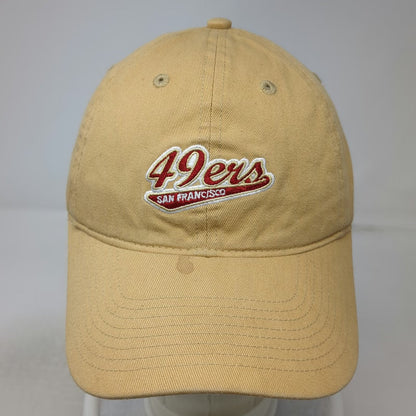 San Francisco 49ers NFL Hat Brown One Size Slideback Embroidered Logo Cotton Cap
