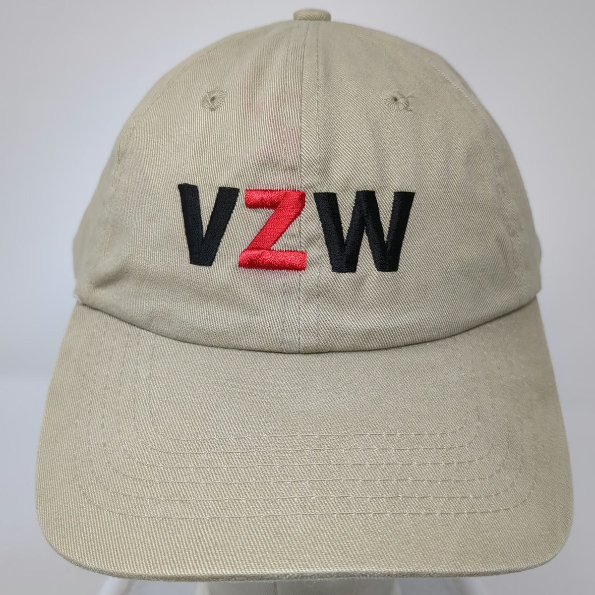 Verizon Wireless VZW Join In Baseball Cap Beige One Size Adjustable Strap Hat