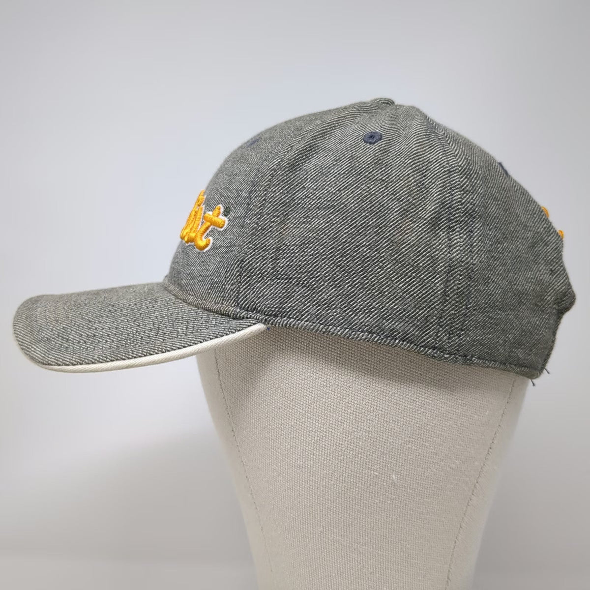 Titleist Baseball Cap Gray One Size Linen Blend Embroidered Logo Adjustable Hat