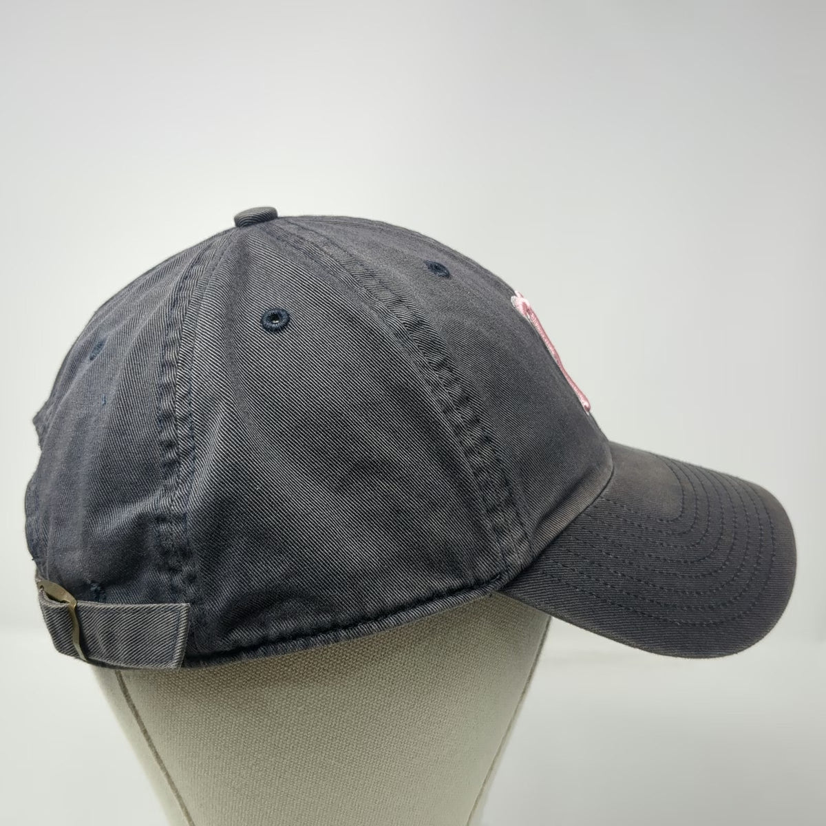 Boston Red Sox MLB Twins Enterprise Baseball Cap Gray Pink White OSFM Slideback