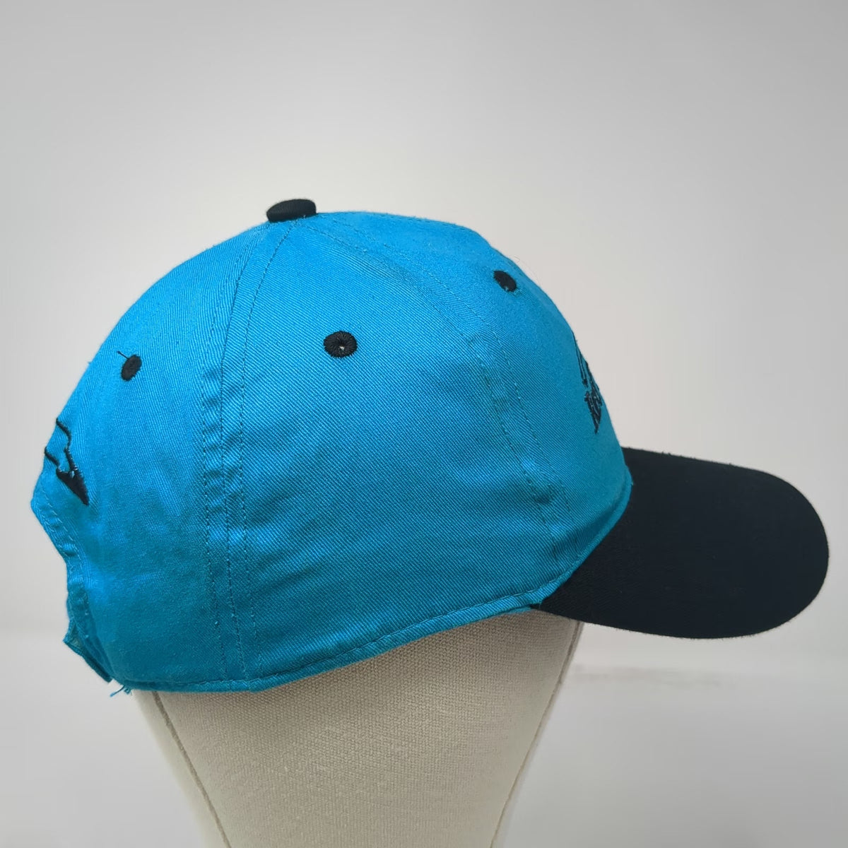 Outdoor Cap Blue OSFM Reef Runner Fishing Lures Contrast Strapback Baseball Hat