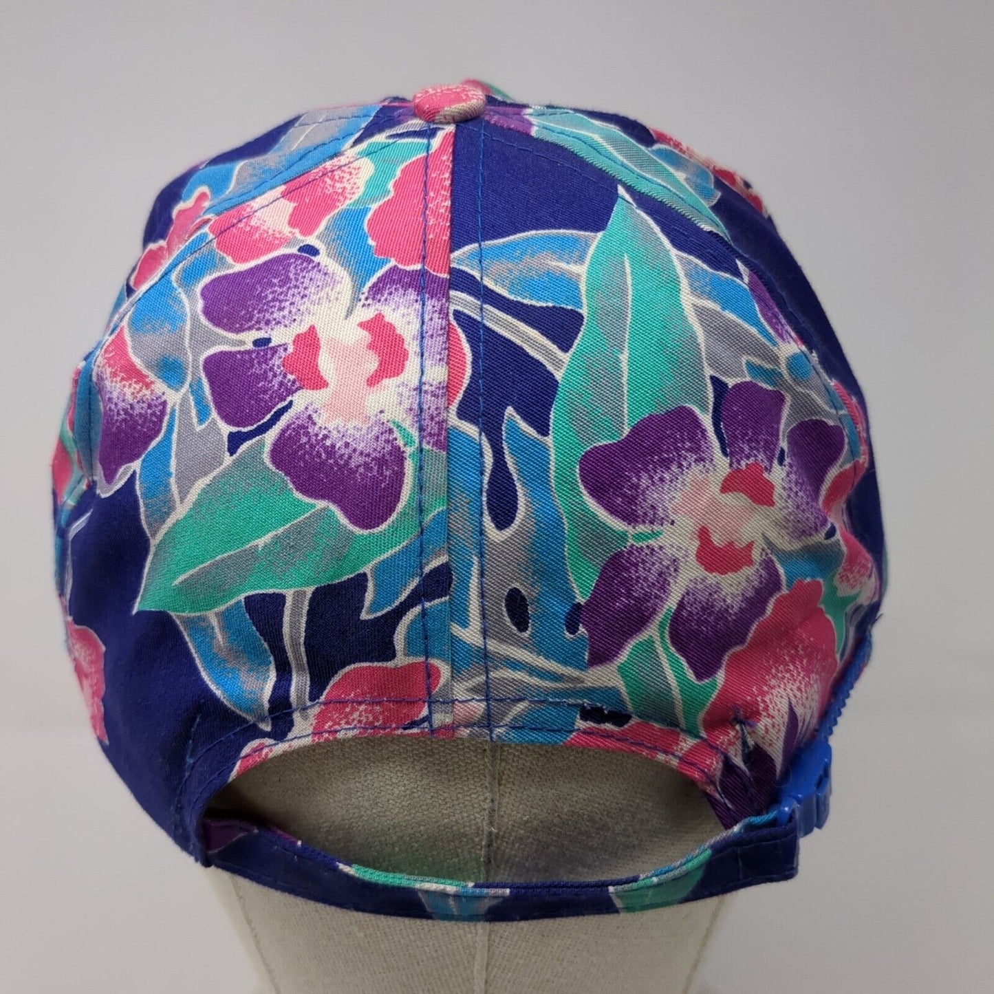 Albertsons Slideback Hat Multicolor One Size Adjustable Floral Rope Nissin