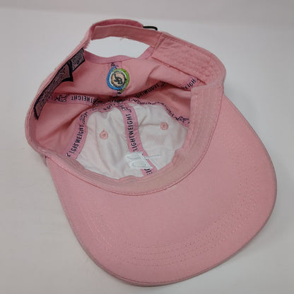 TB Strapback Hat Pink OS Adjustable Extreme Fit Embroidered Lightweight Ahead