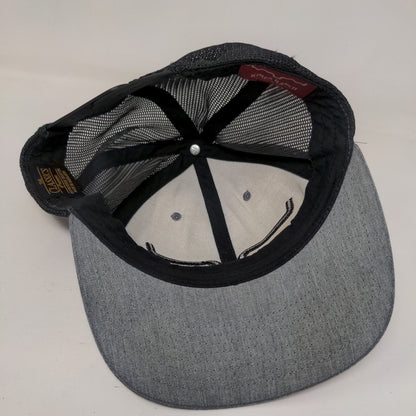 Kimes Ranch Snapback Trucker Hat Gray Embroidered Mesh Back The Classics Yupoong
