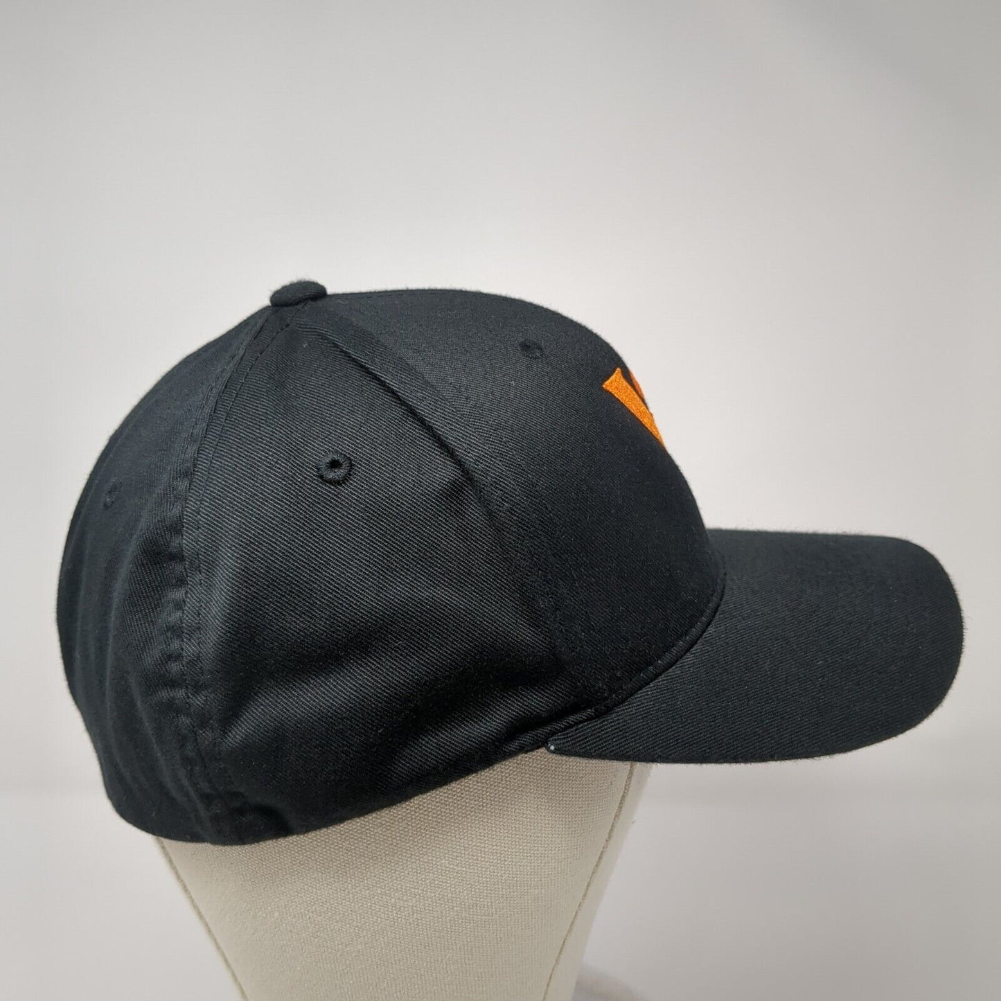 CTV Fitted Hat Black L/XL Embroidered Flexfit Vented Holes Port Authority
