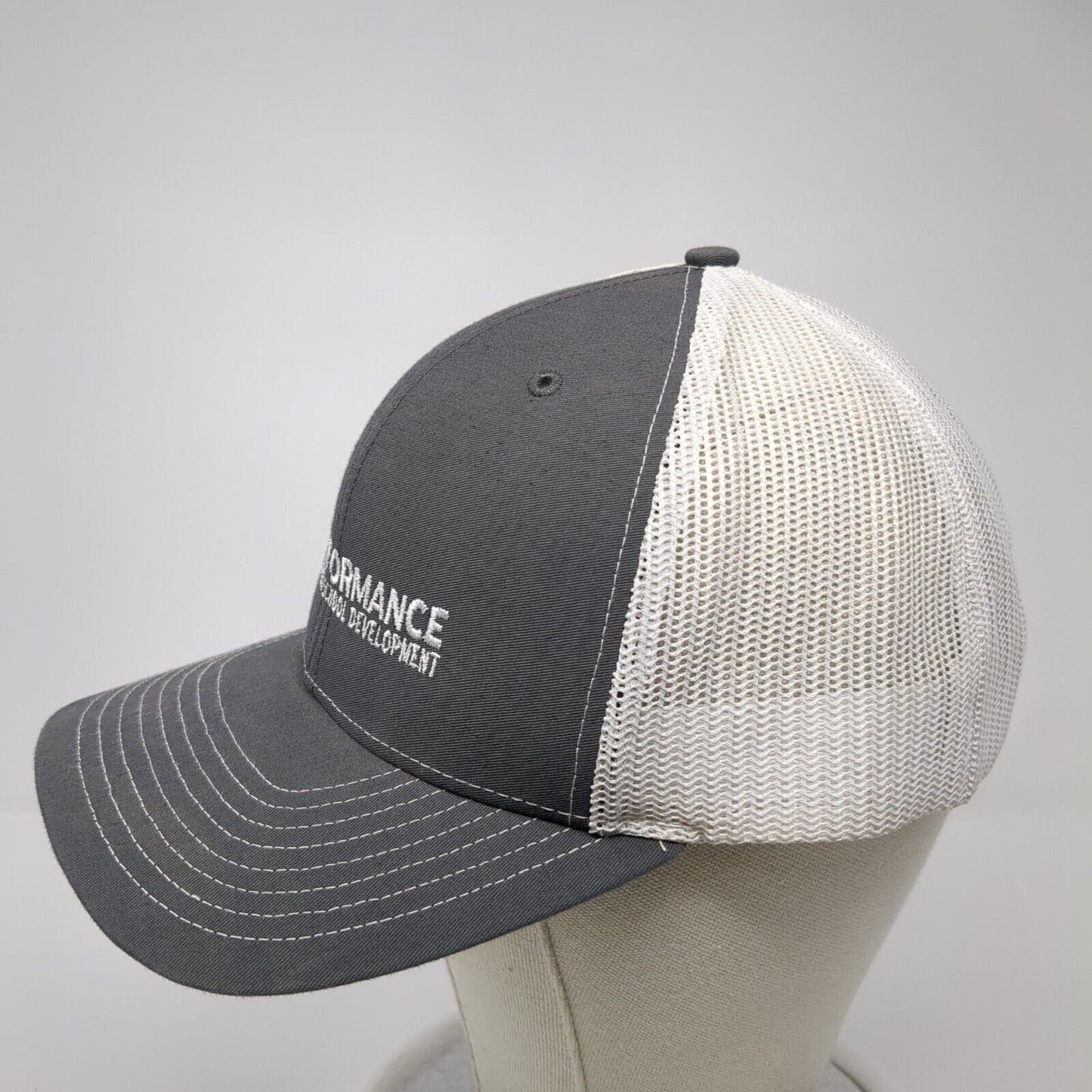 Performance Charter School Development Trucker Hat Gray One Size 6 Panel