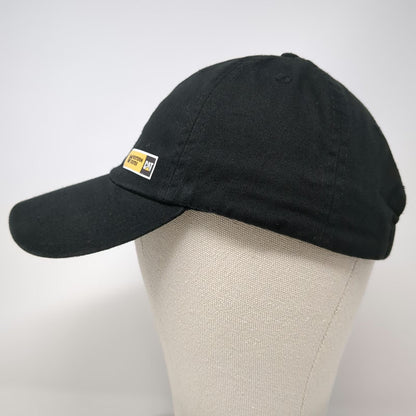 Baseball Cap Black Adjustable Slideback Western States CAT Logo Caterpillar Hat
