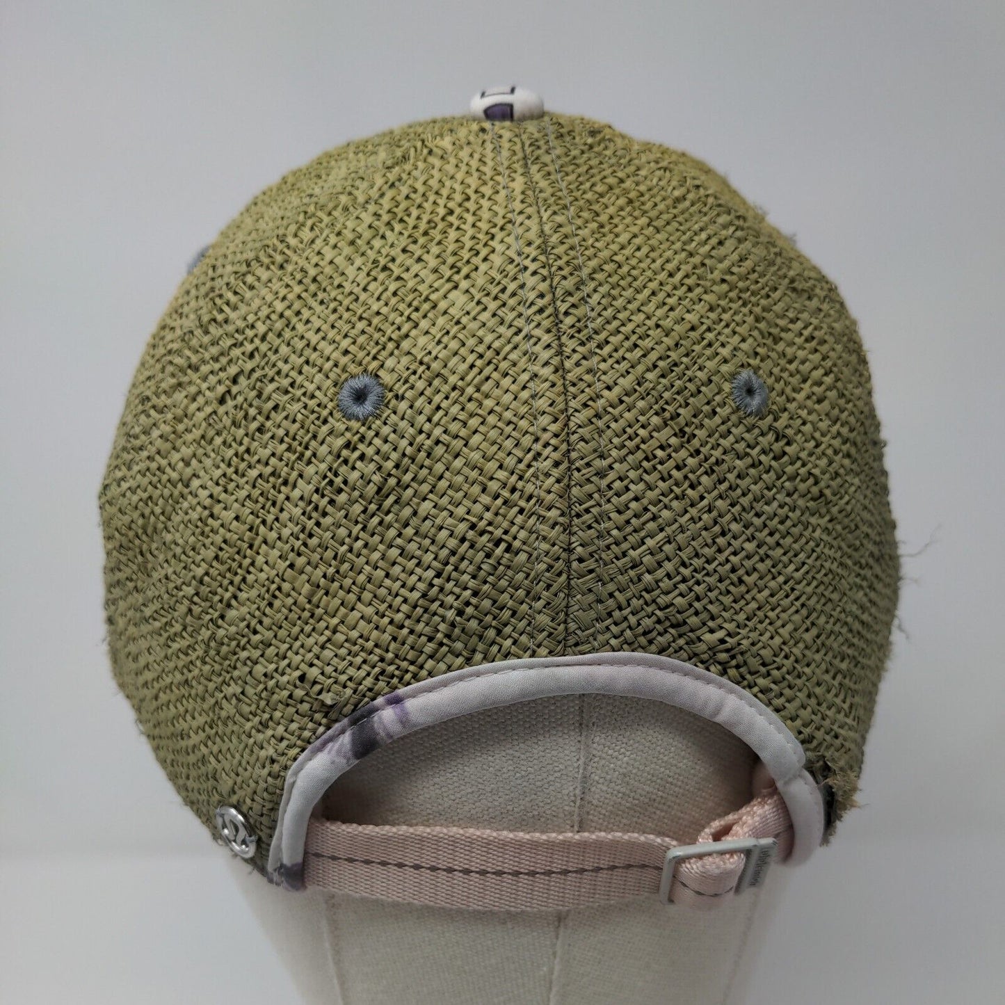Lululemon Athletica Slideback Straw Hat Multicolor One Size Adjustable Blank