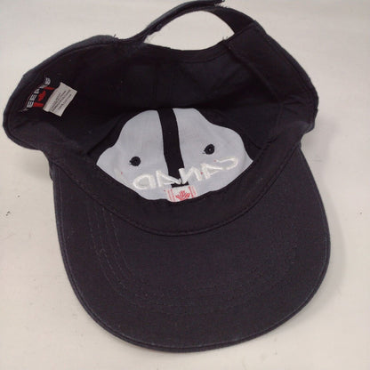 Flag of Canada Strapback Hat Black OSFA Solid Adjustable Embroidered