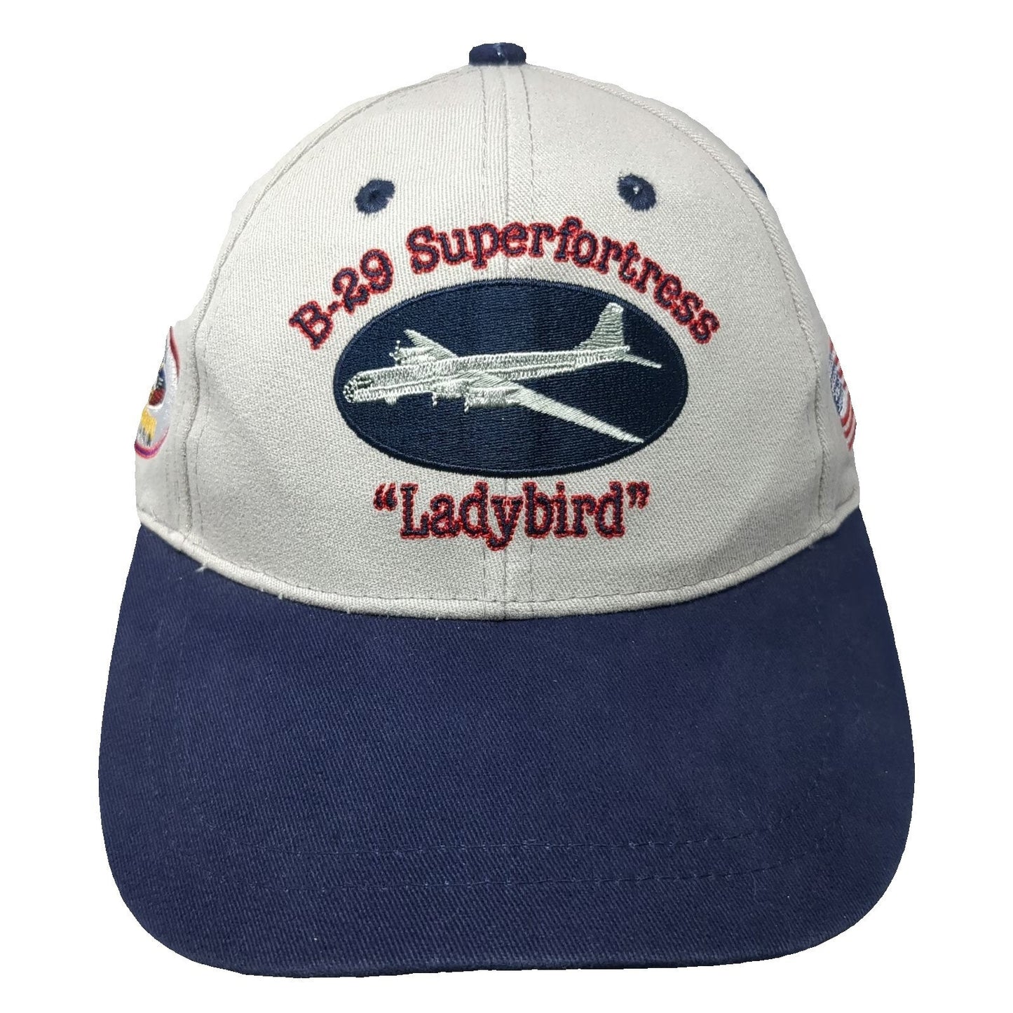 Baseball Cap Gray Blue One Size B-29 Superfortress Ladybird Museum WASP Hat