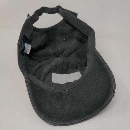 Home Free Rome Slideback Hat Gray OSFM Embroidered Adjustable Vented Holes