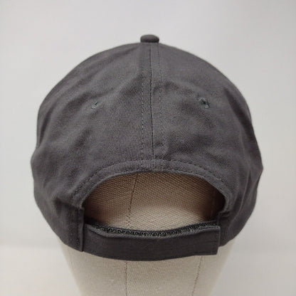 Walker Owner Strapback Hat Gray OSFA Adjustable Embroidered Vented Holes