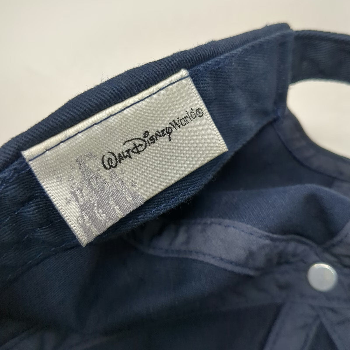 Walt Disney World Baseball Cap Blue One Size Mickey Mouse Slideback Cotton Hat