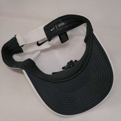 The League Strapback Hat White OSFM Adjustable Embroidered Legacy91 Nike Dri-Fit