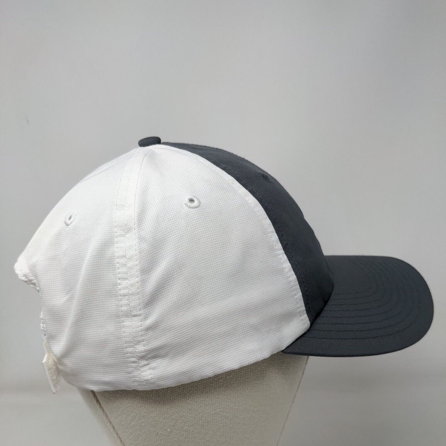 Richardson Strapback Hat Gray One Size Adjustable Embroidered Colorblock