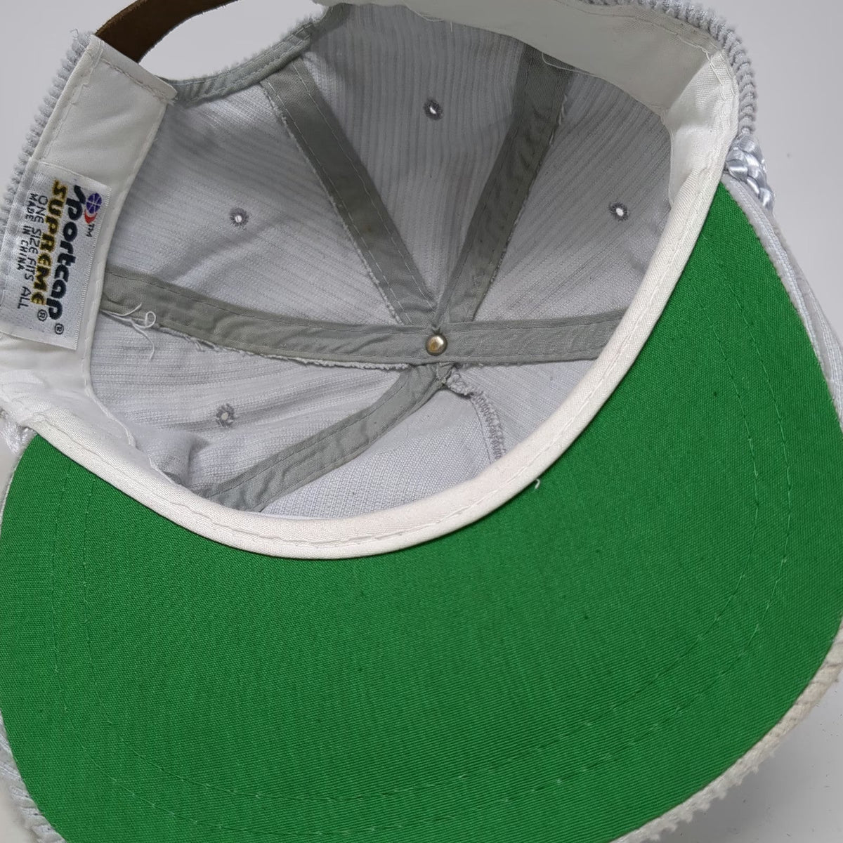 Sportcap Supreme 5 Panel Gray One Size Hat Spencer Driving Force Corduroy Rope