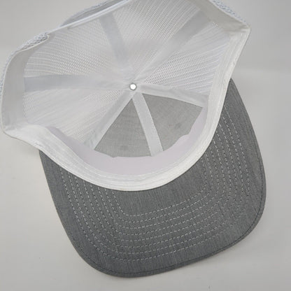 Tarantula Azul Snapback Mesh Back Trucker Hat Gray One Size Colorblock