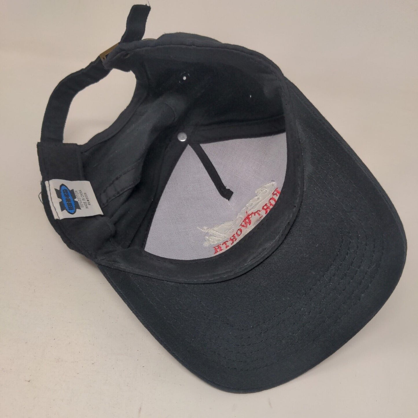 Coca-Cola Fort Worth Slideback Hat Black One Size Adjustable Embroidered BIG X