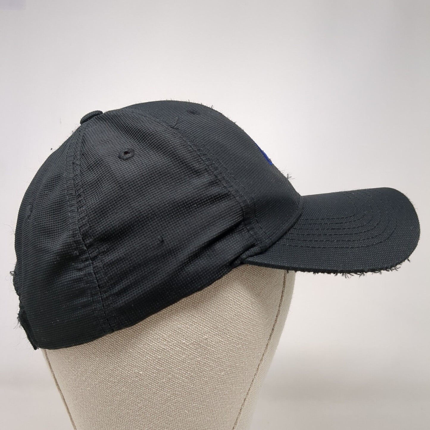 Image Solutions Strapback Hat Black OSFA Solid Adjustable Embroidered