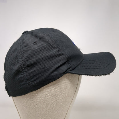 Image Solutions Strapback Hat Black OSFA Solid Adjustable Embroidered