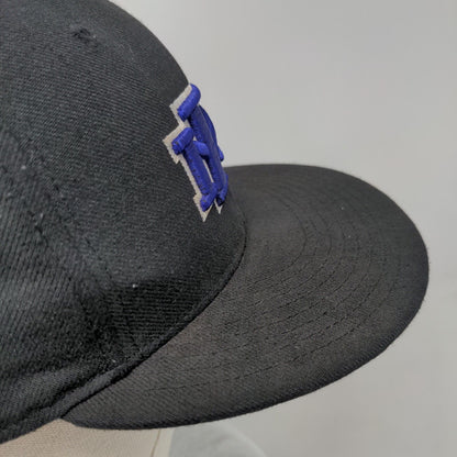 Rocky Fitted Hat Black 7 1/8 Embroidered Vent Holes Richardson Surge