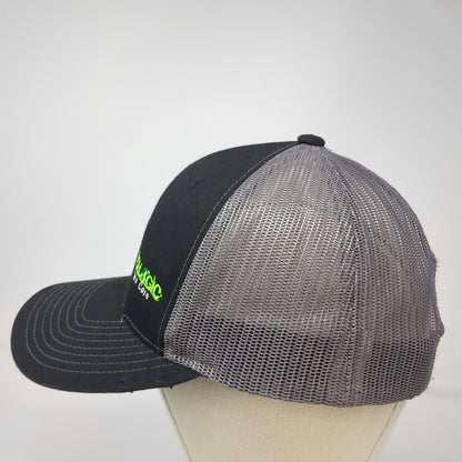 Richardson Trucker Hat Black One Size Snapback Mesh Bio-Logic Lawn Care