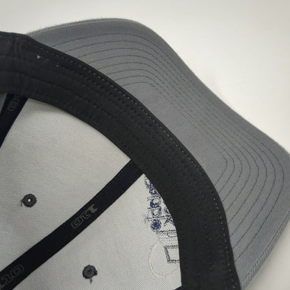 Yupoong Pebble Creek Baseball Cap Gray One Size Adjustable Flexfit 110 Logo Hat