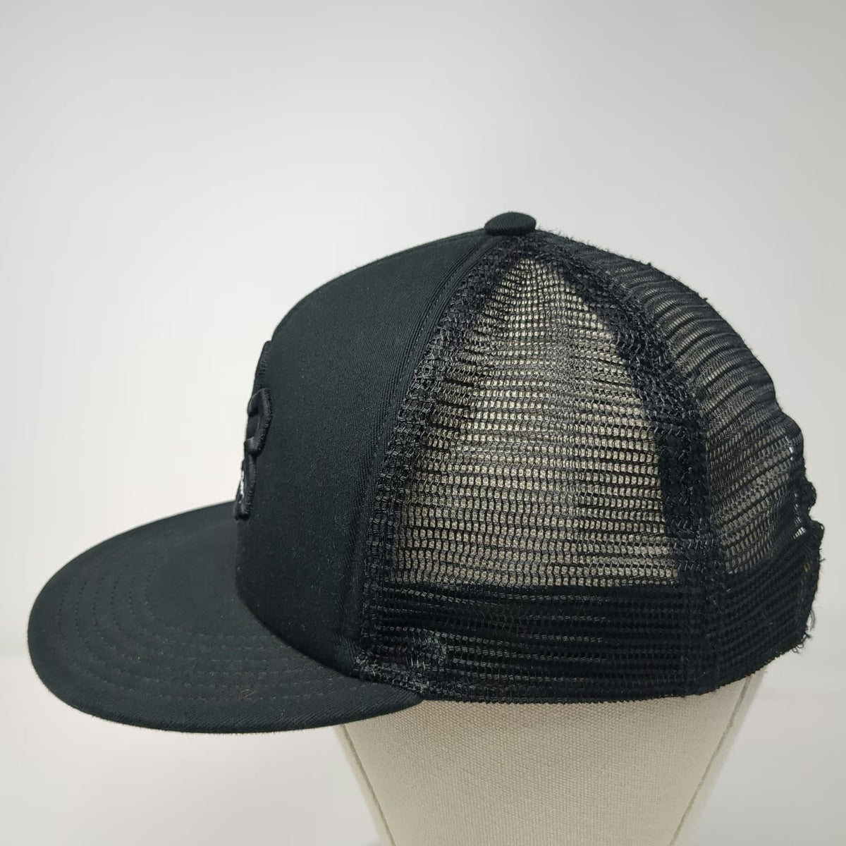 Coal Trucker Hat Black One Size Mesh Back Snapback Flat Brim SPT Star Adjustable