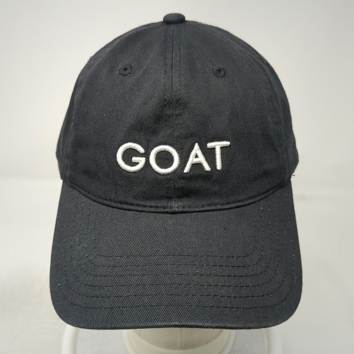 Aeropostale GOAT Black Baseball Cap One Size Slideback Cotton Adjustable hat