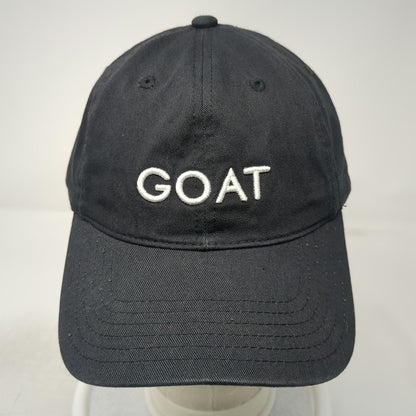 Aeropostale GOAT Black Baseball Cap One Size Slideback Cotton Adjustable hat