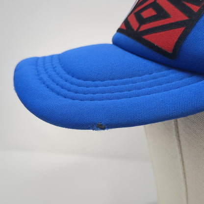 Junior Tu Papa Snapback Trucker Hat Blue One Size Mesh Back Adjustable