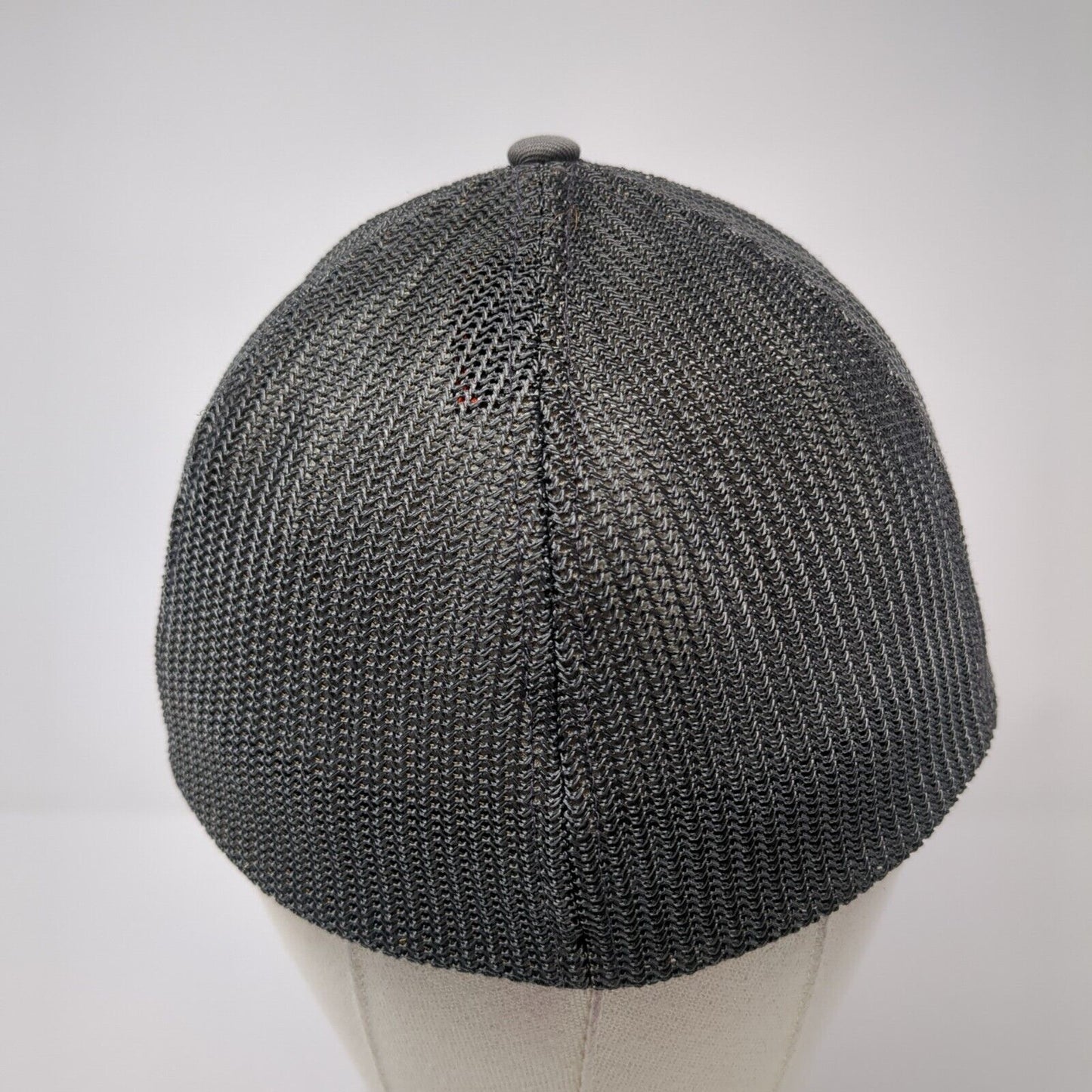 Pine Trees USA Flag Patch Fitted Trucker Hat Gray One Size Columbia