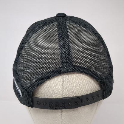 Sawtooth Sports Snapback Trucker Hat Black One Size Pacific Headwear